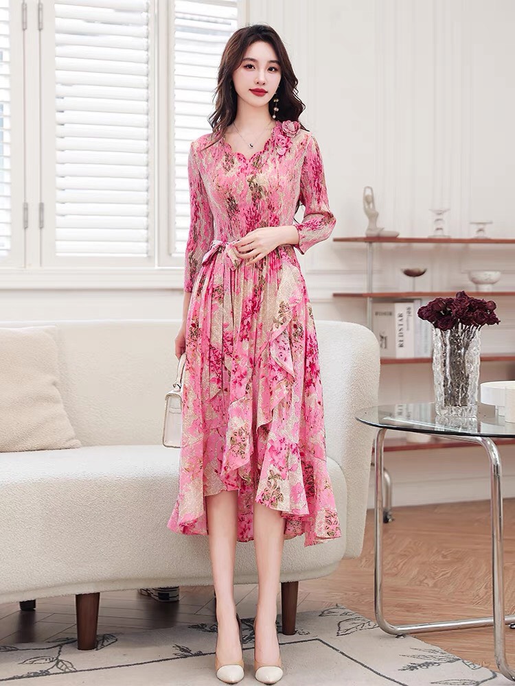 ĐẦM DẬP LY HOA CỘT EO D94